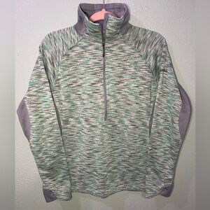 Columbia Women's Mint and Gray Sweater